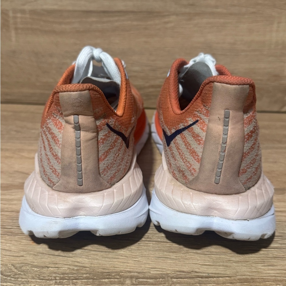 Hoka One One Mach 5 Women’s size 8 Running sneakers Orange Athletic gym Shoes 8B - Picture 9 of 11